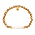 Purity Collection- Gold Gemstone Bracelet