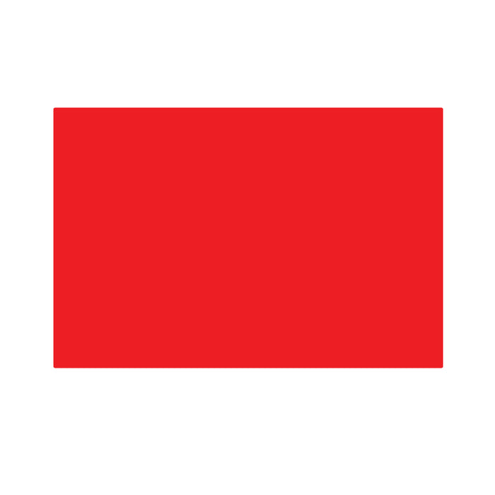 Red Solid Colour Polyester Fabric Flag 5ft x 3ft