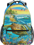 Sea Turtle Backpack Daypack Travel Bag