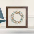Seashell Driftwood Wreath - Customizable Framed Sign