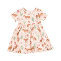 Short Sleeve Twirly Dress