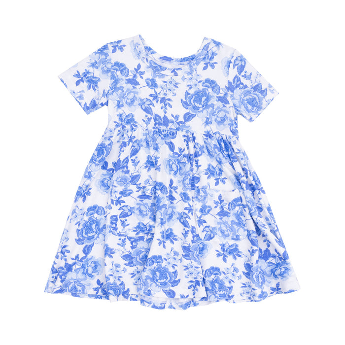 Short Sleeve Twirly Dress