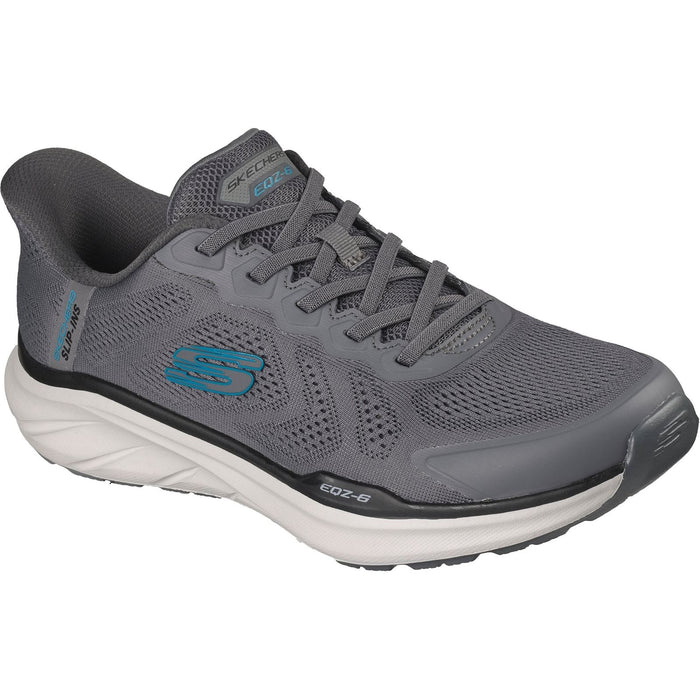 Skechers Mens Equalizer 6.0 Trainer Charcoal/Blue