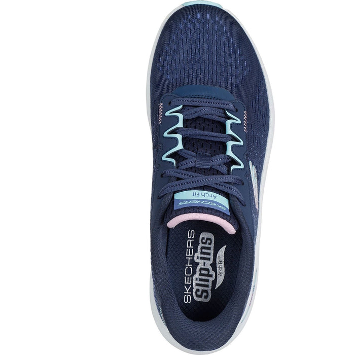 Skechers Womens Arch Fit 2.0 Fresh Pace Trainer Navy/Multi