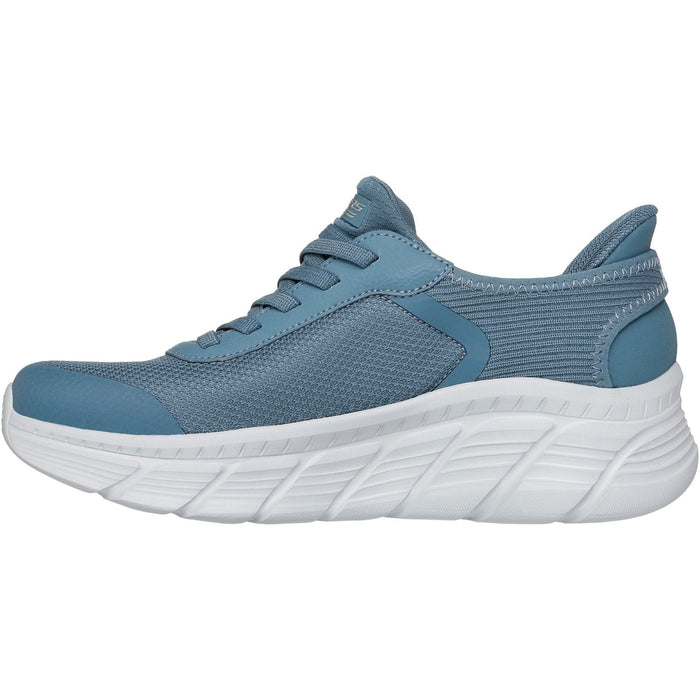 Skechers Womens BOBS Flex Hi Linear Force Trainers Slate