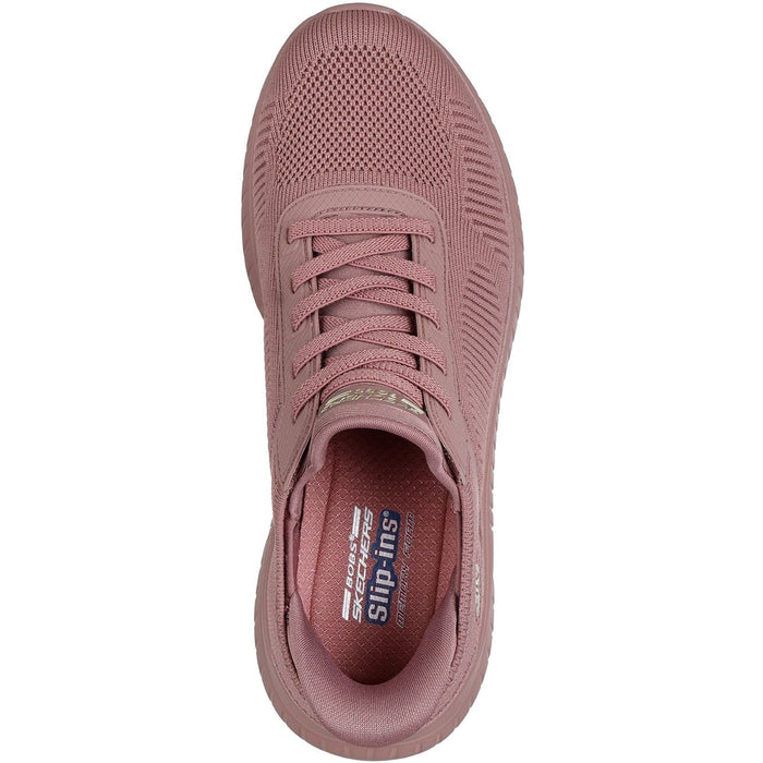 Skechers Womens BOBS Sport Squad Chaos Trainers Rose