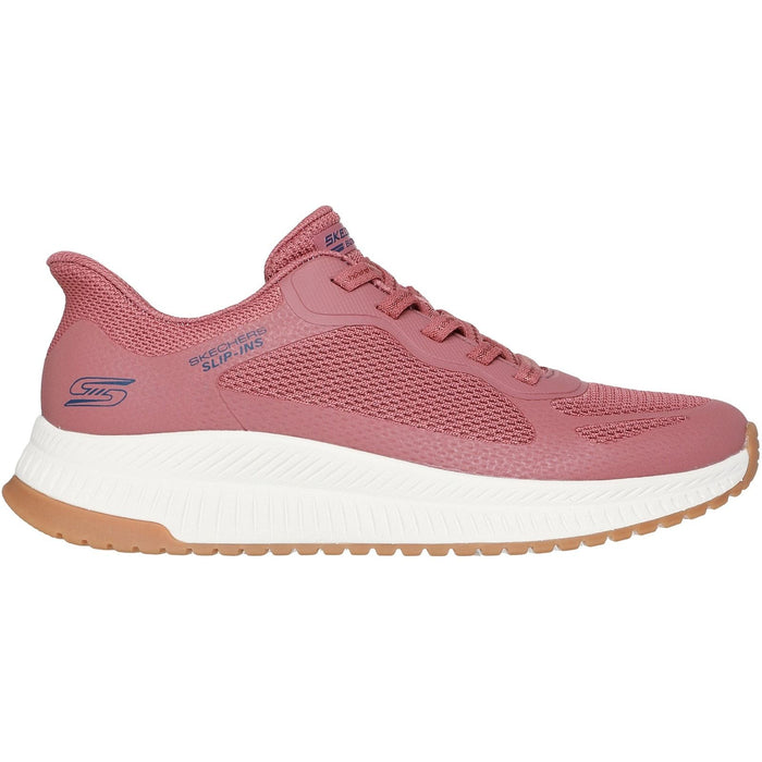 Skechers Womens BOBS Squad 4 Staple Look Trainer Rose