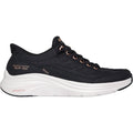 Skechers Womens Contour Foam Golden Hour Trainers Black/Rose Gold