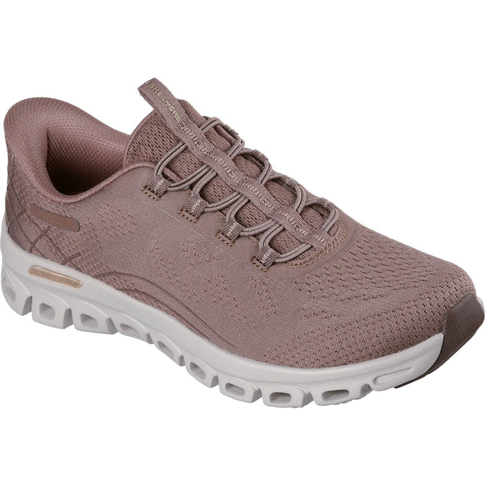 Skechers Womens Glide-Step Elevate Amaze Trainers Brown