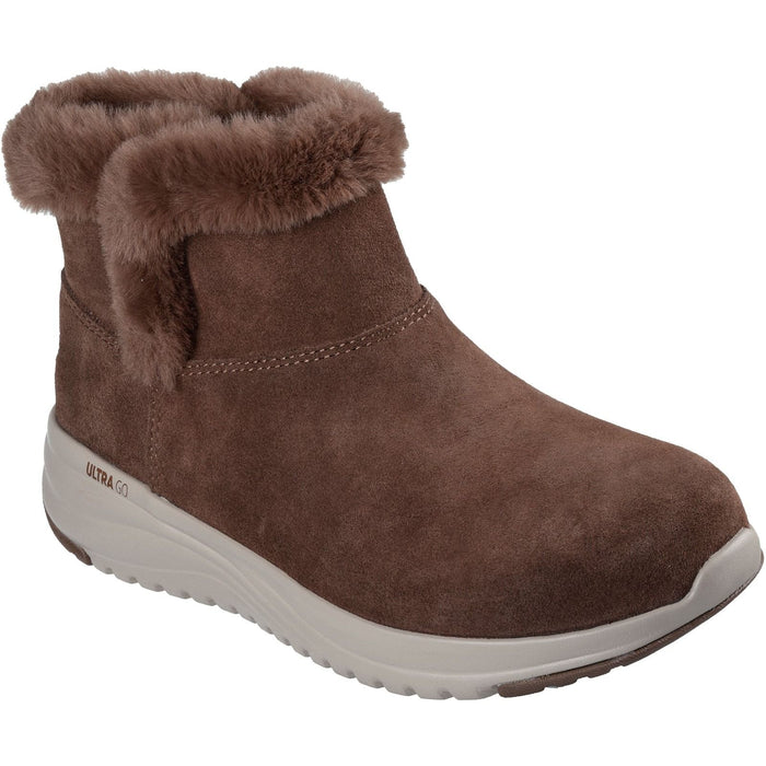 Skechers Womens On-the-GO Stellar - Cozy Step Shoe Chocolate