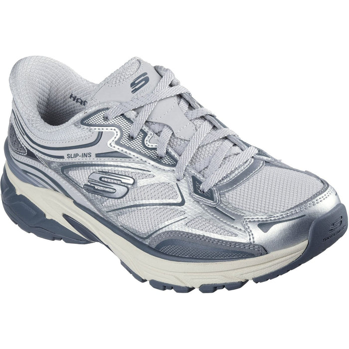 Skechers Womens Stamina Sport Trainer Silver