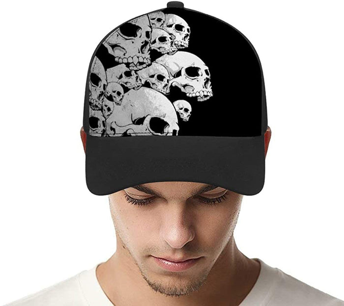 Skull Heads Adjustable Hat