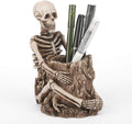 Skull Office Desk Supplies Organizer