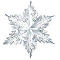 Snowflake Silver Foil Decoration - 60cm