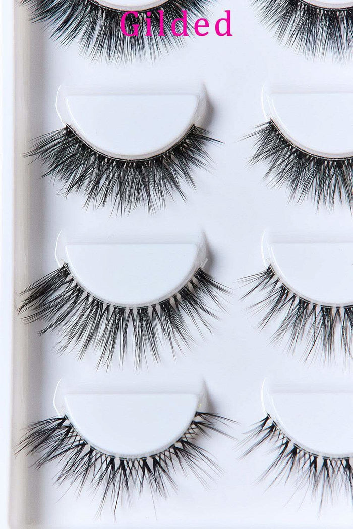 SO PINK BEAUTY Faux Mink Eyelashes Variety Pack 5 Pairs -
