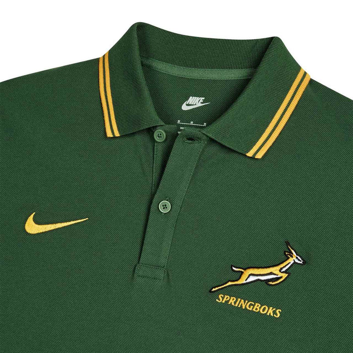 NIKE SPRINGBOKS MENS PIQUE POLO Green