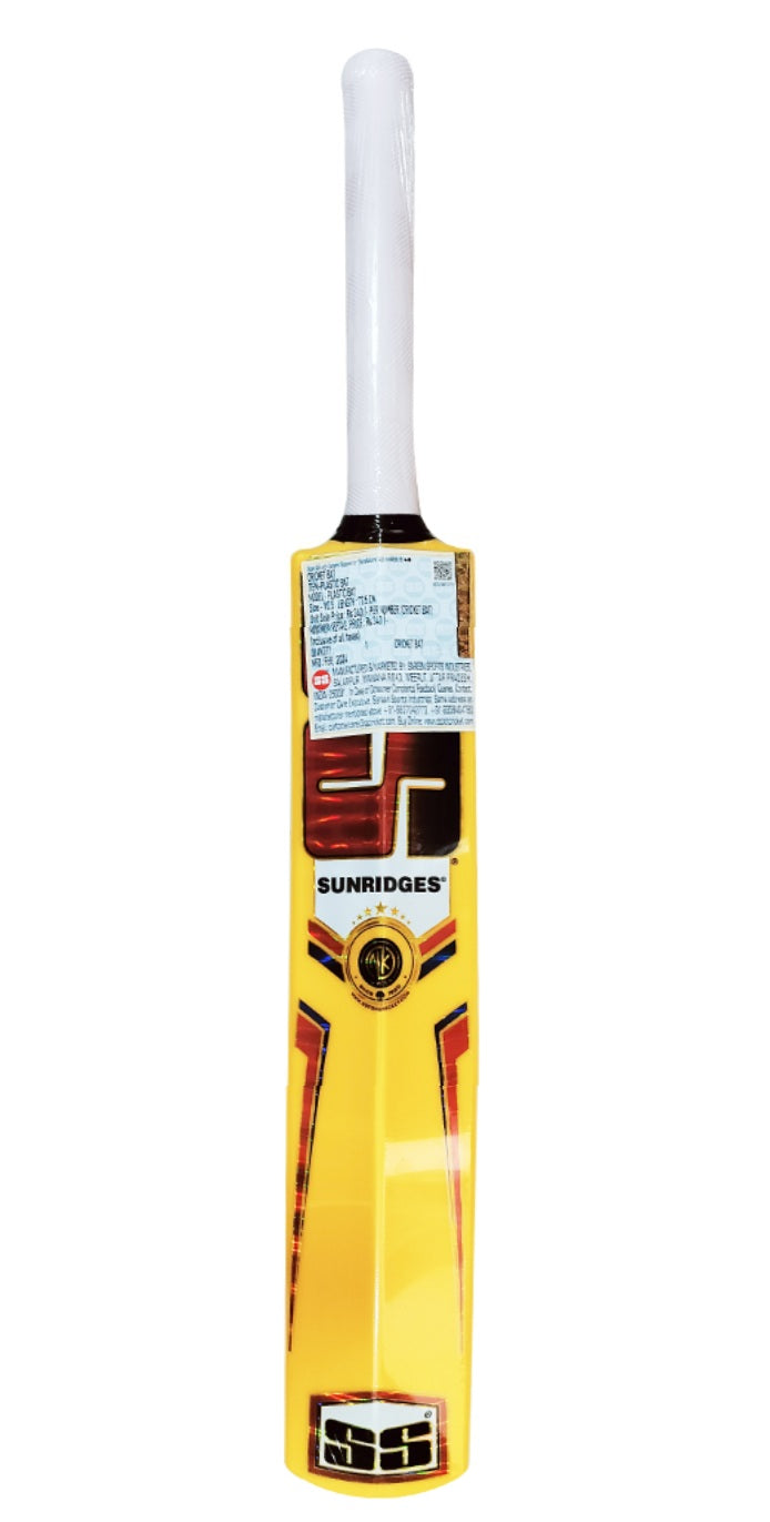 SS Plastic Cricket Bat Size 1 For Kids