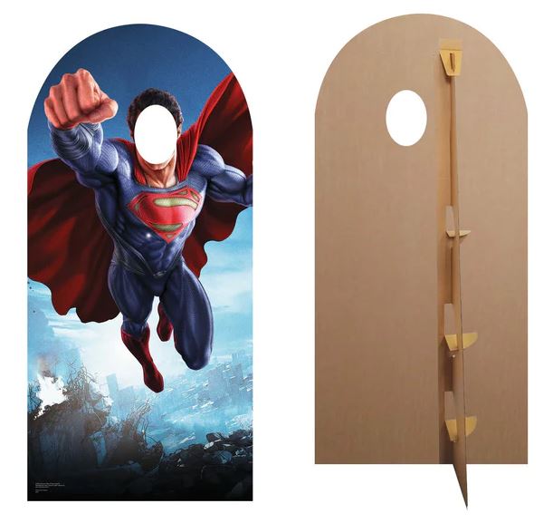 Superman Man of Steel Stand-In Photo Prop - 1.85m