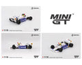Toleman TG184 #19 Ayrton Senna 1984 Monaco Grand Prix 2nd Place Limited Edition Mini GT MGT01118-BL