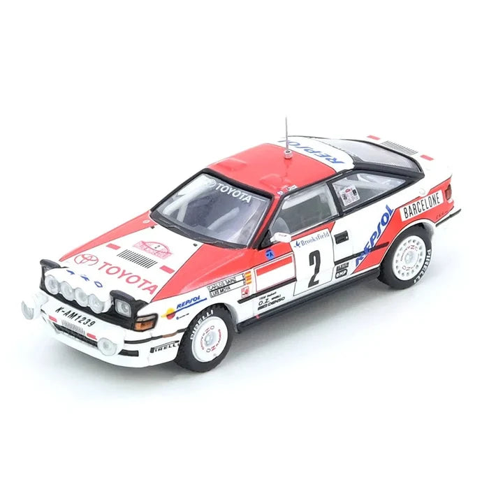 TOYOTA CELICA GT-FOUR ST165 Winner Rally Monte Carlo 1991 C. Sainz / L. Moya Inno64 1/64 scale IN64-ST165R-91MCW
