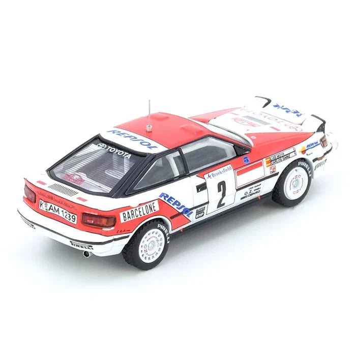 TOYOTA CELICA GT-FOUR ST165 Winner Rally Monte Carlo 1991 C. Sainz / L. Moya Inno64 1/64 scale IN64-ST165R-91MCW
