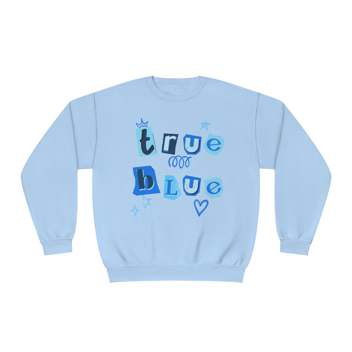 True Blue Graffiti Magazine Unisex NuBlend® Crewneck Sweatshirt 💙