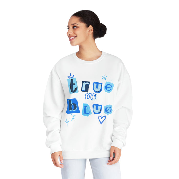 True Blue Graffiti Magazine Unisex NuBlend® Crewneck Sweatshirt 💙