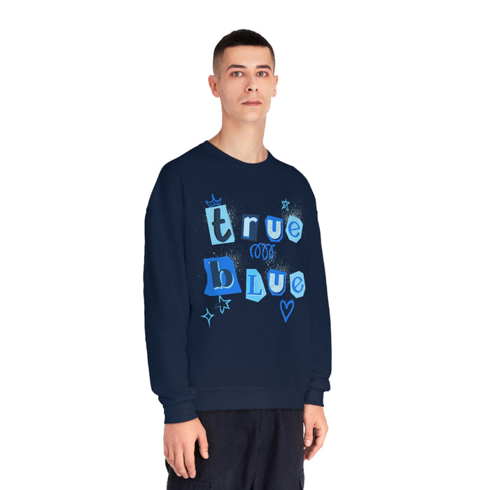True Blue Graffiti Magazine Unisex NuBlend® Crewneck Sweatshirt 💙