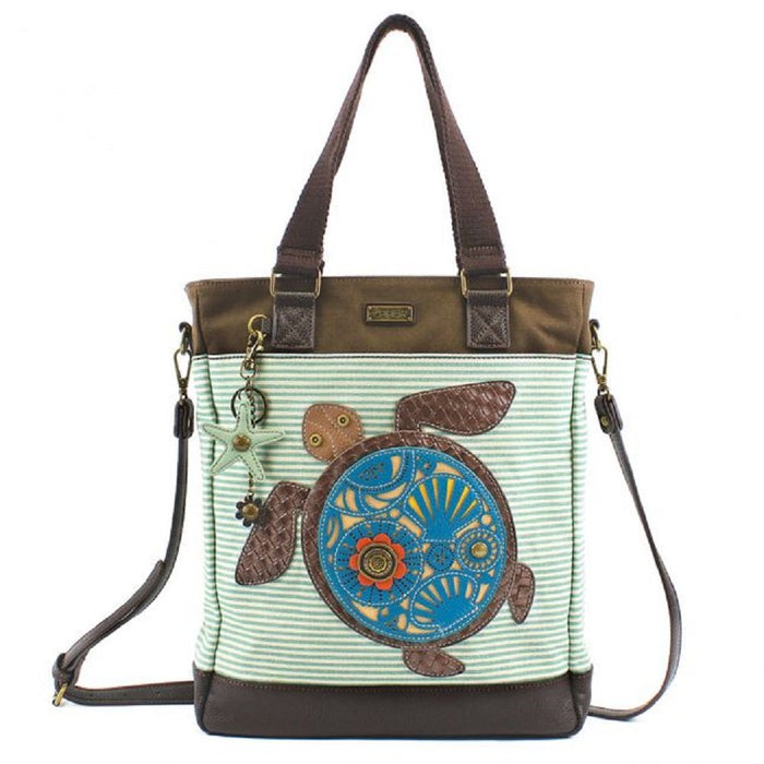 Turtle Striped Work Tote