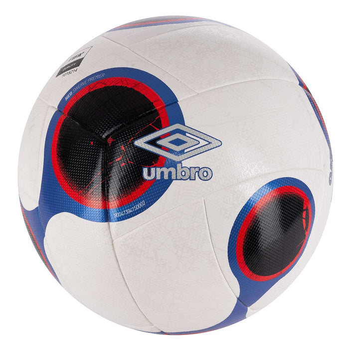 Umbro Neo Swerve Premier FQ Graphic Football - White