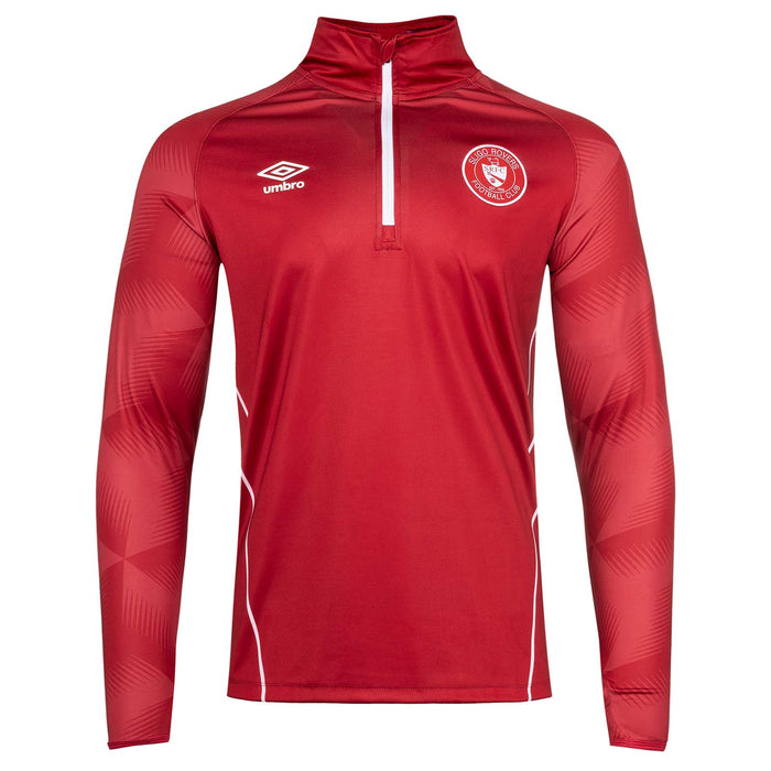 Umbro Sligo Rovers Football 2026 Adults Warm Up Half-Zip Top