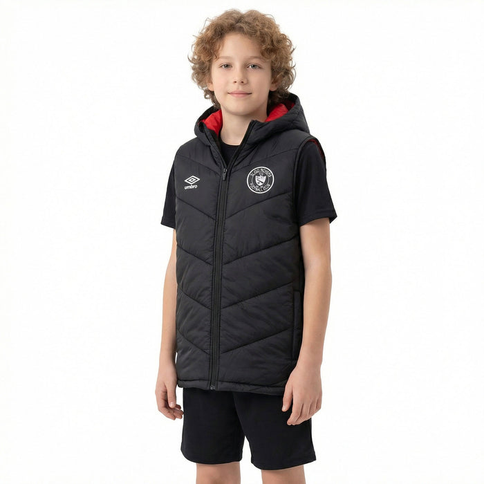 UMBRO Sligo Rovers 26 Kids Gilet Black