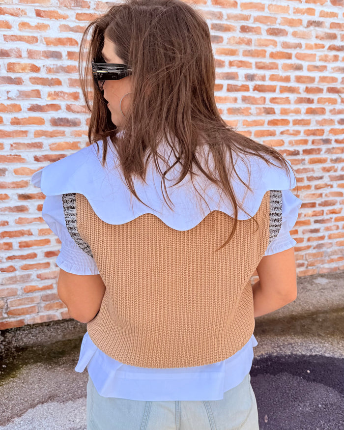V-Neck Pullover Sweater