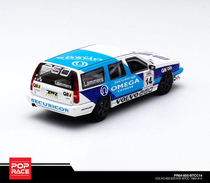 Volvo 850 T-5R Estate BTCC 1994 Pop Race 1/64 scale PR64-850-BTCC14