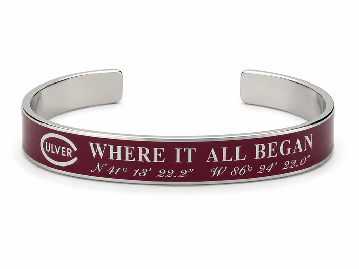 Where it All Began Art Deco Cuff Bracelet - Silver