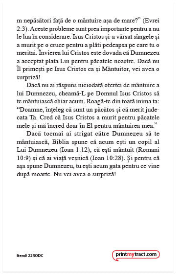 Will You be Surprised With Life After Death? (Romanian)