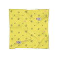 Yellow Sakura Poly Scarf